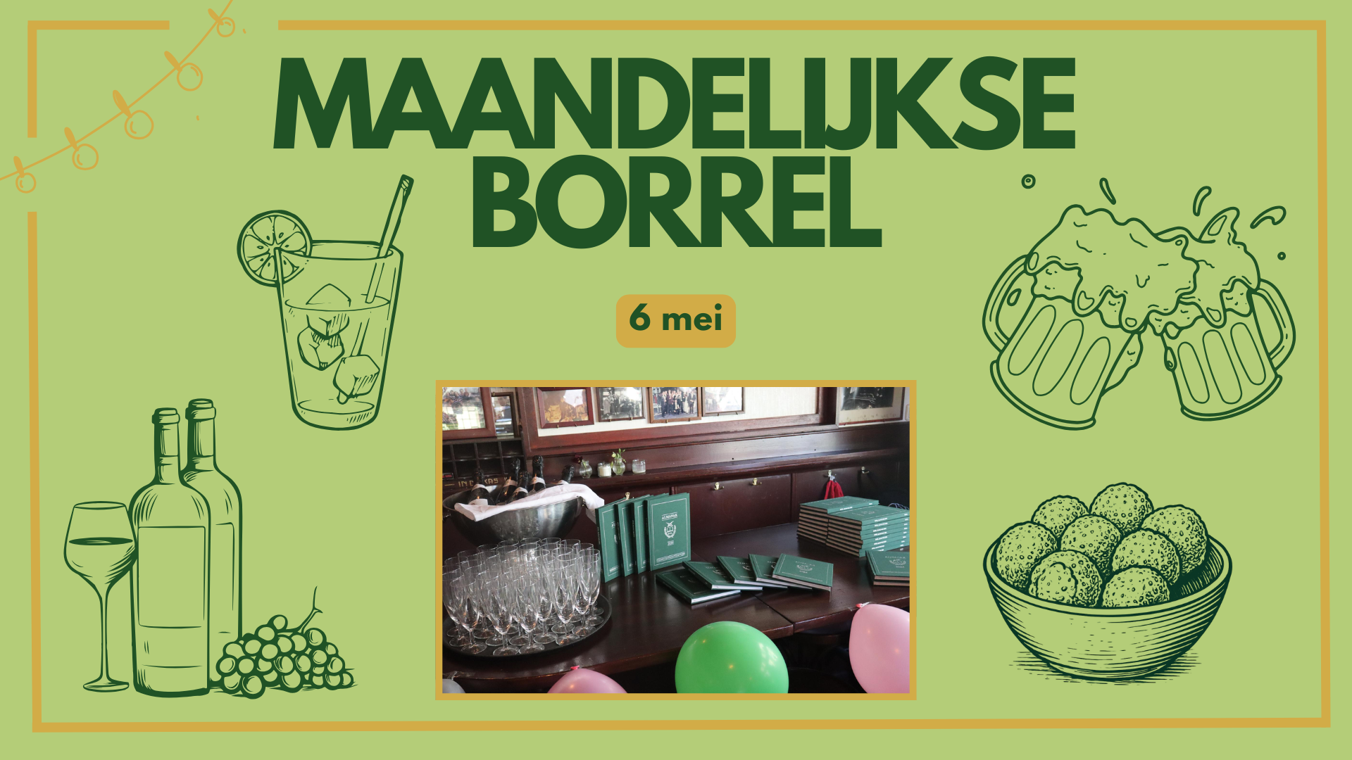 Maandelijkse borrel