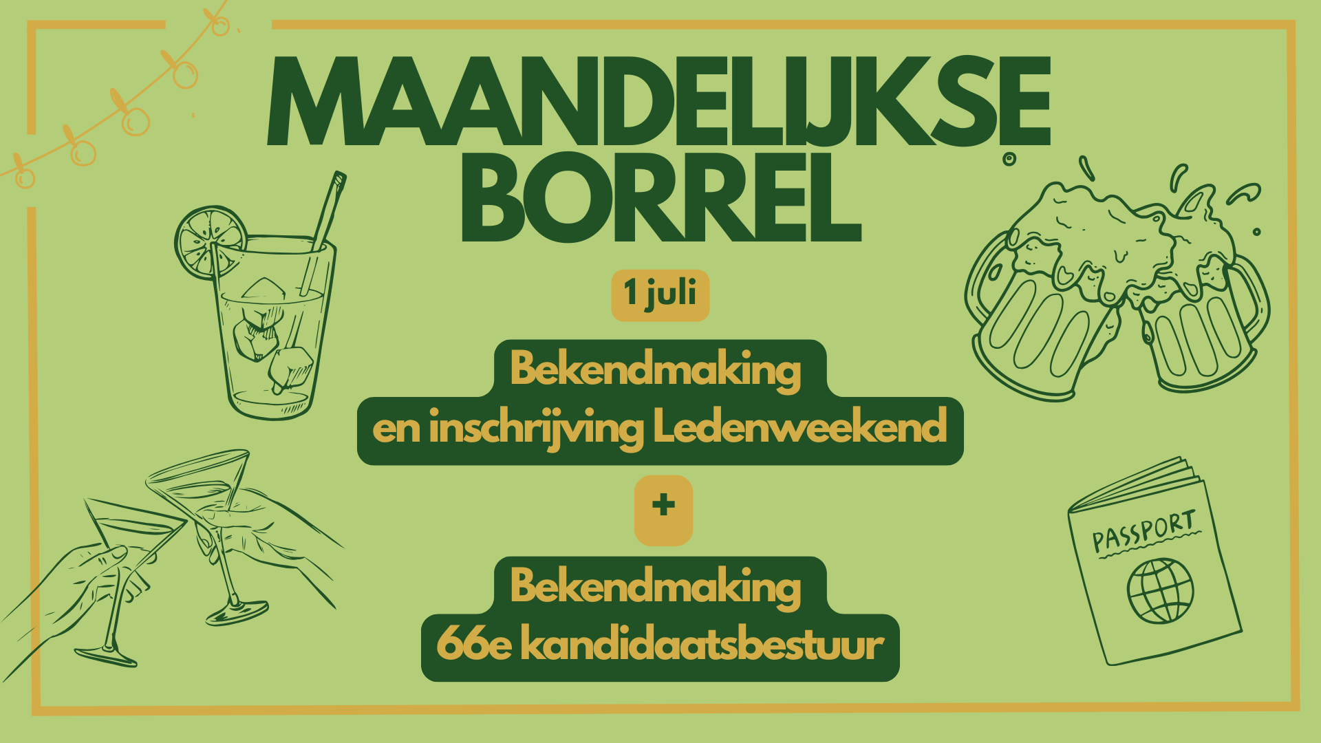 Maandelijkse borrel