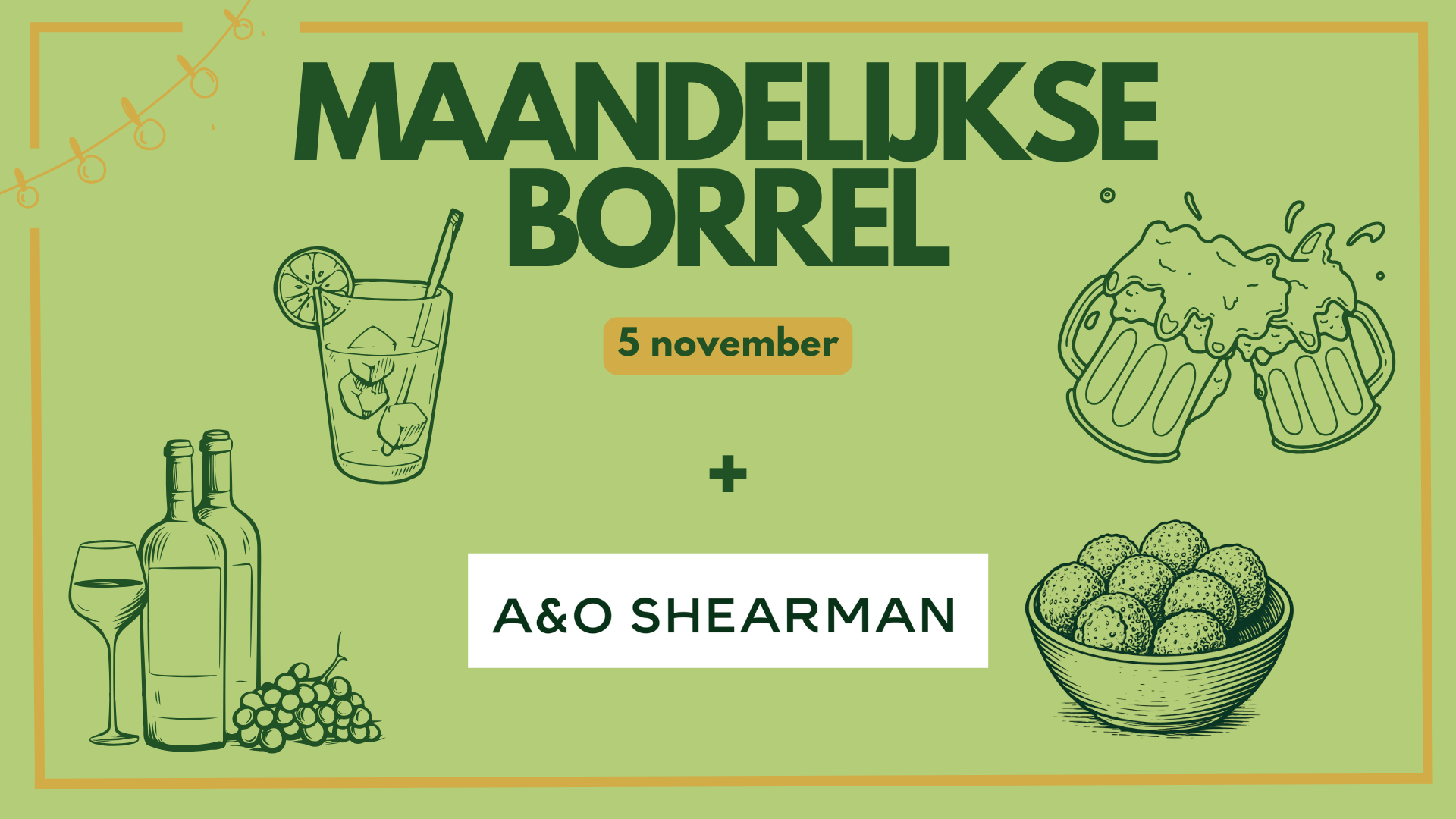 Maandelijkse borrel