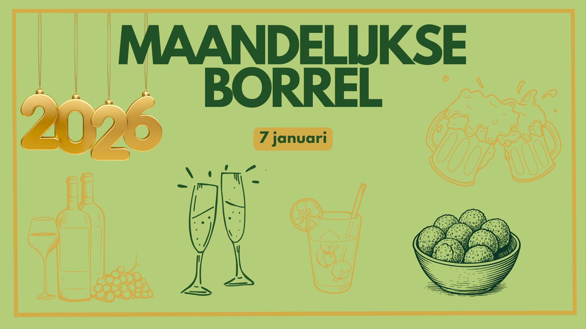 Maandelijkse borrel
