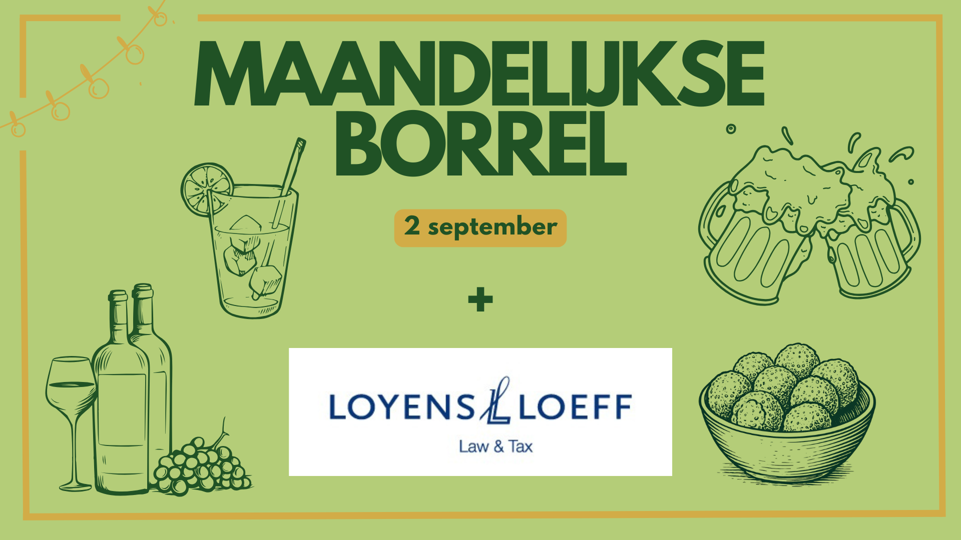 Maandelijkse borrel