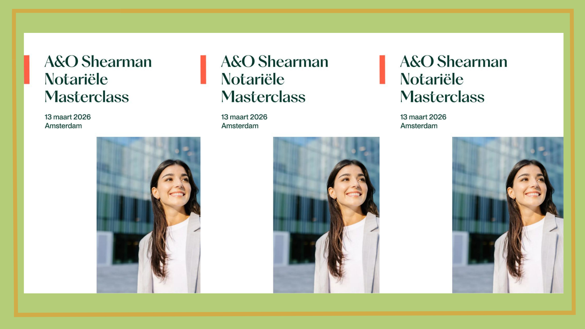 A&O Shearman: Notariële Masterclass 