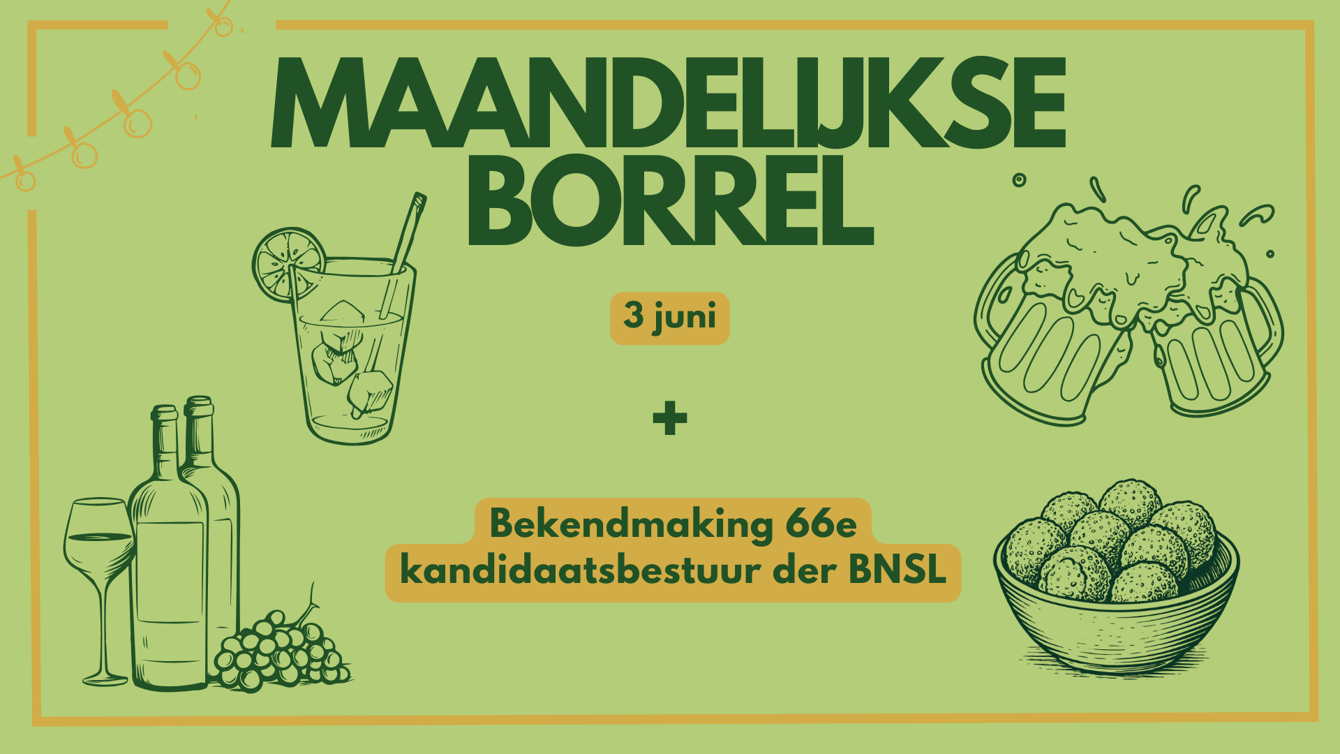 Maandelijkse borrel
