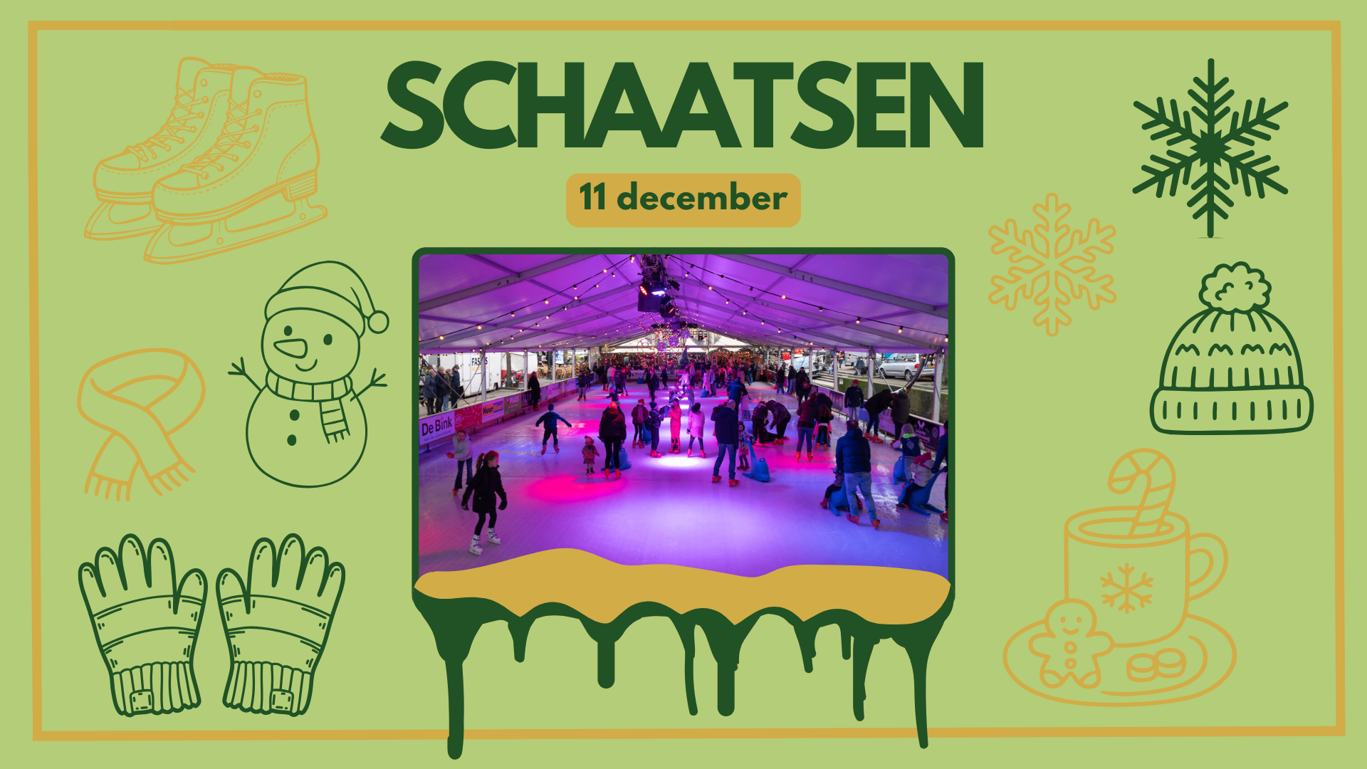 Winteractiviteit: schaatsen